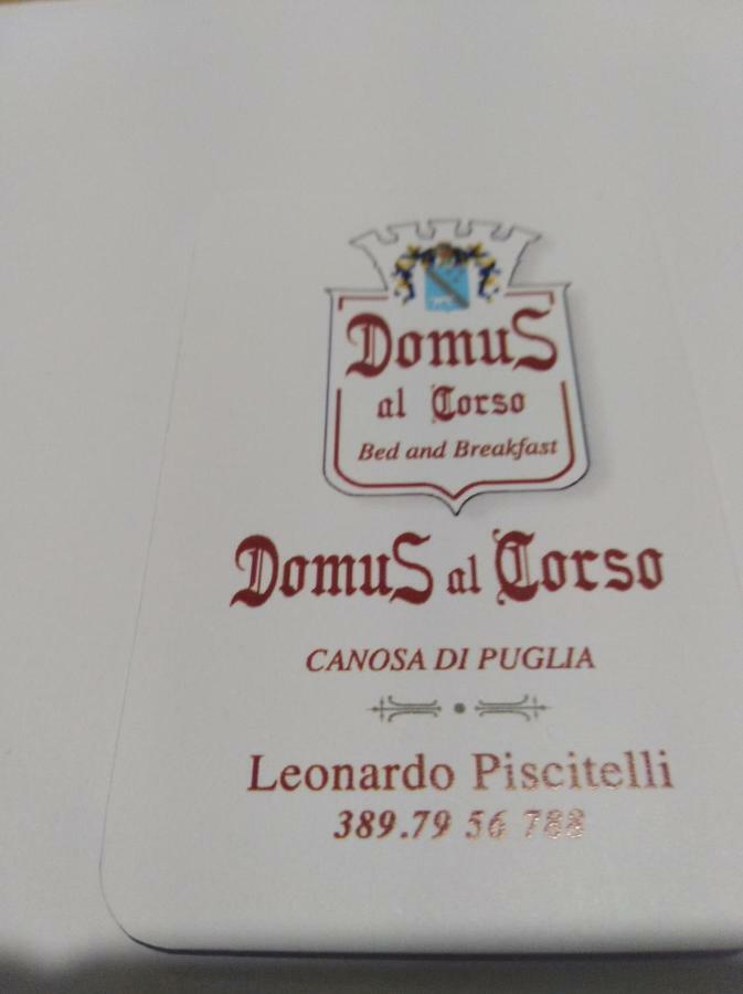 Domus Al Corso Con Servizio B&B Canosa di Puglia Buitenkant foto